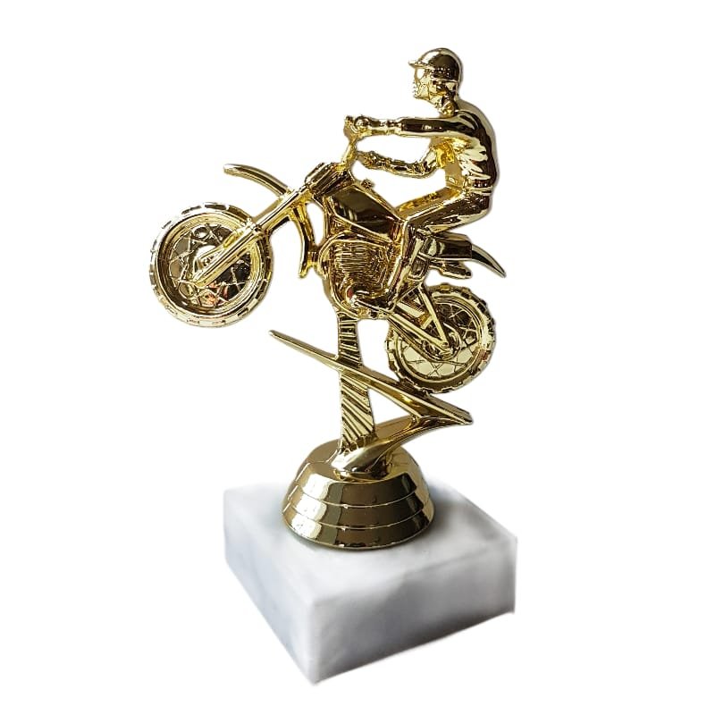 motokrosas prizas figūrėlė
